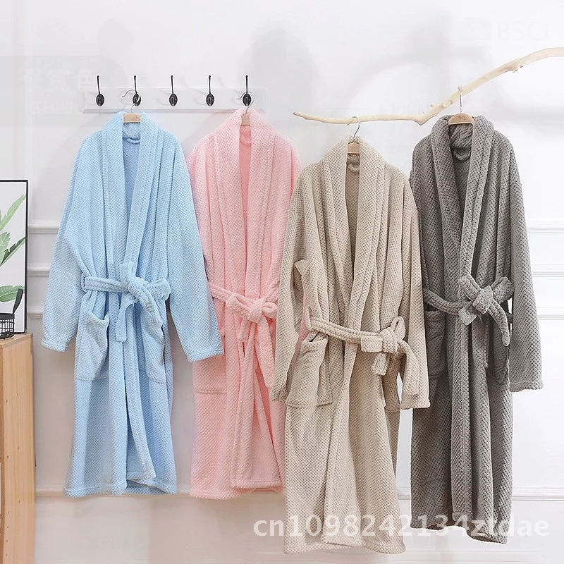 الأناناس منقوشة المرجان المخملية البشكير للجنسين يمكن ارتداؤها للفندق B & B الأعمال سبا صالون تجميل أحجام وألوان قابلة للتخصيص #3