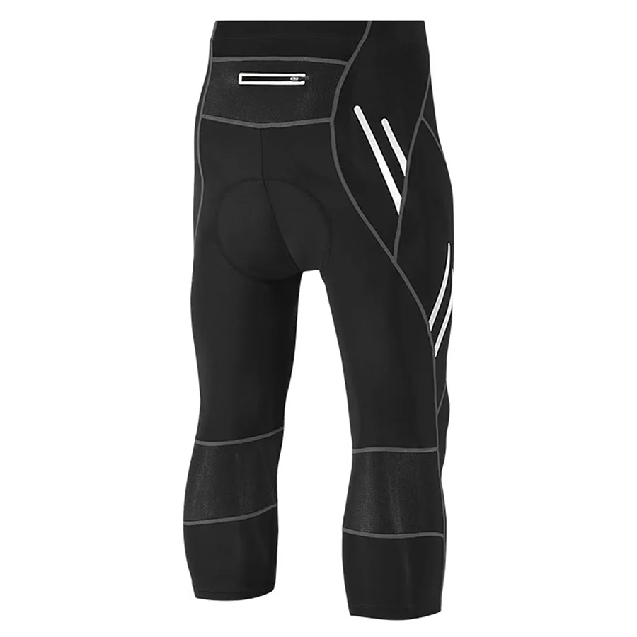 Pantalon court de cyclisme pour homme, respirant, rembourré en gel, évac80-l'humidité, pantalon de survêtement de vélo actif