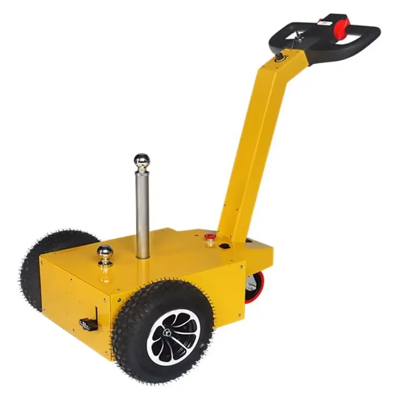 4 Tons Electric Car Mover Container Tow Tractor for Wharf Airport Factory Pickup Trolley Dragging Cart