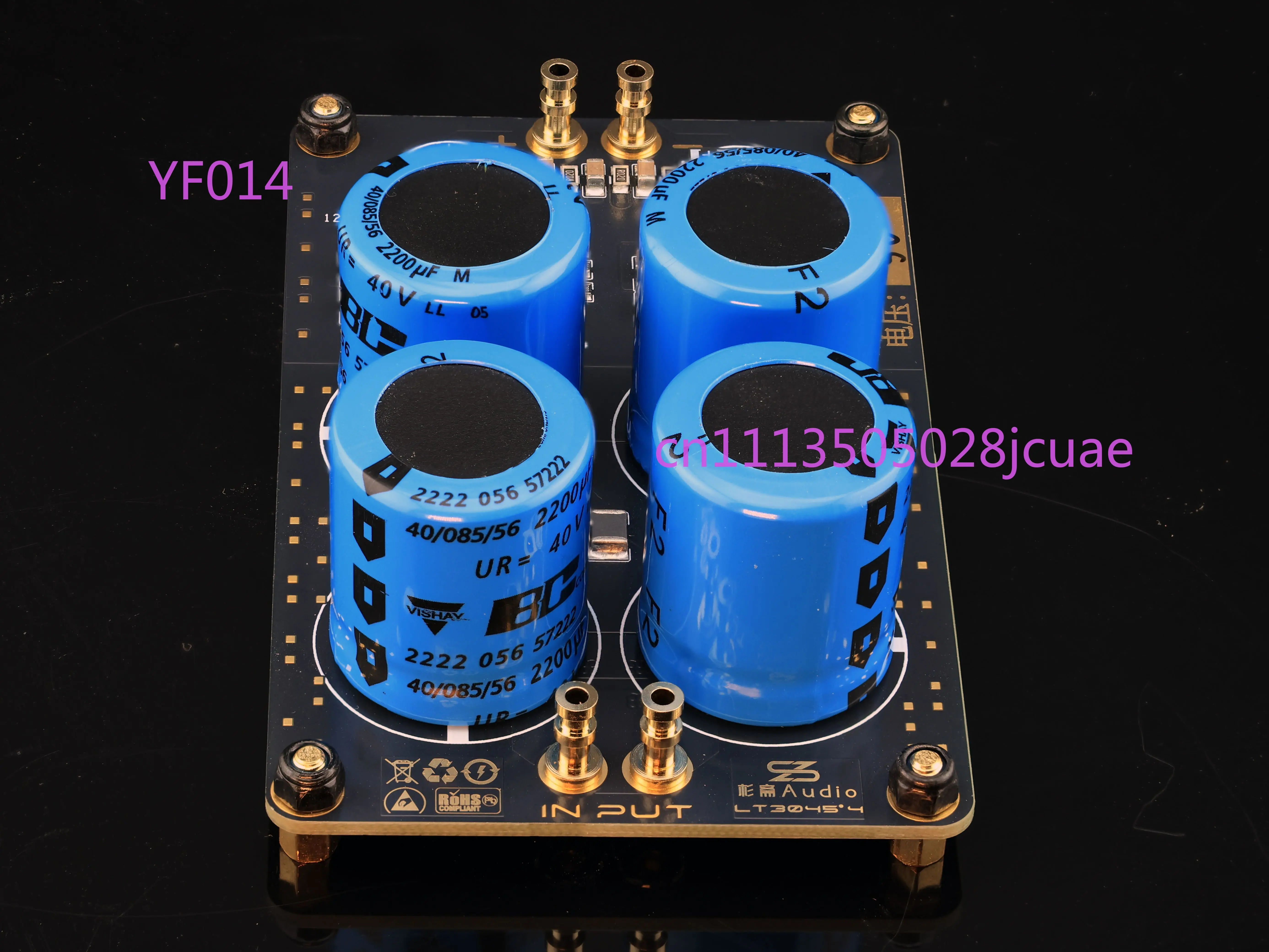 Black Gold Version 4-Parallel LT3045 Linear Power Supply PCB 2A Low Ripple High PSRR