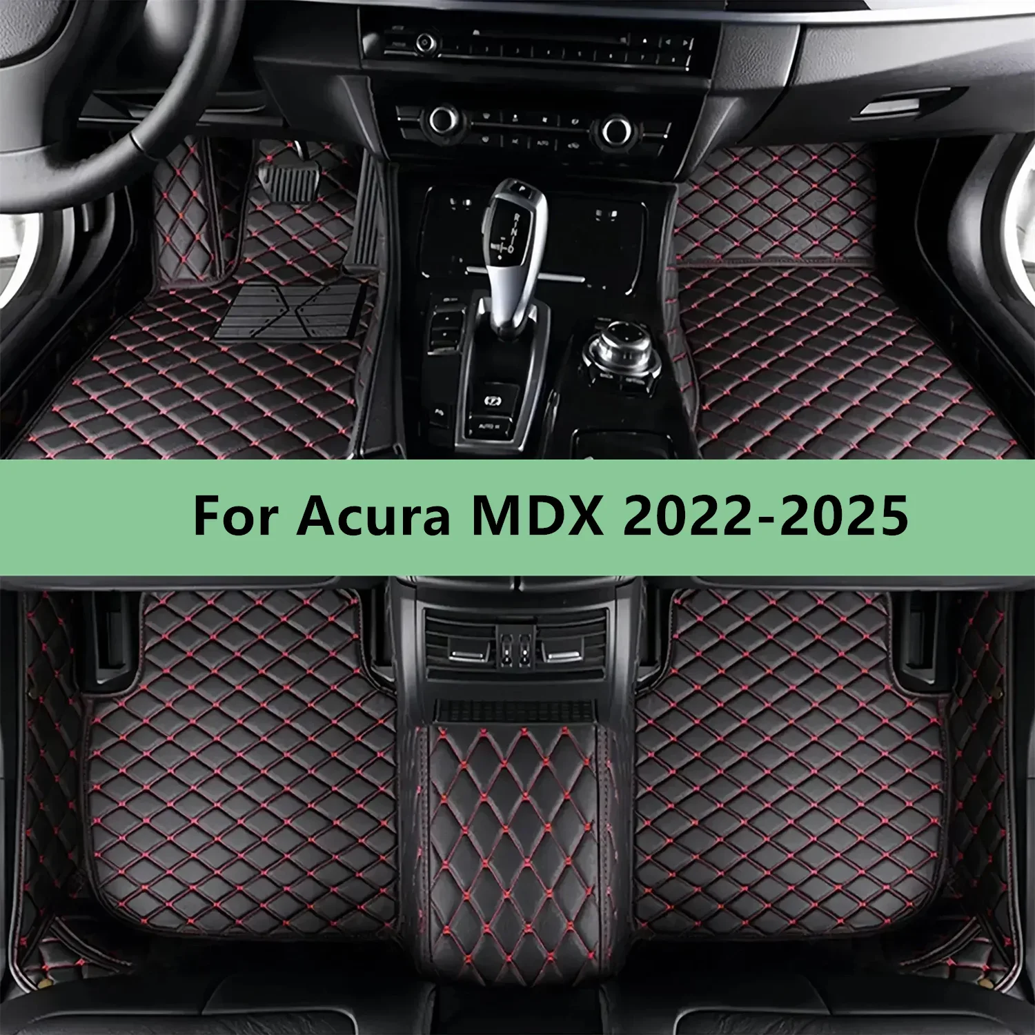 Maßgefertigte Auto-Fußmatten für Acura MDX 2022-2025 Auto-Fußmatten für Männer und Frauen Auto-Zubehör