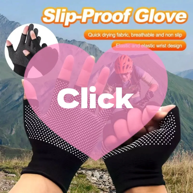1 Pair Of Sun-Protection Gloves Fingerless Lightweight Stretchy Ideal For Motorcycling 2/5-Finger Exposed-Tip Dispensing Gloves
