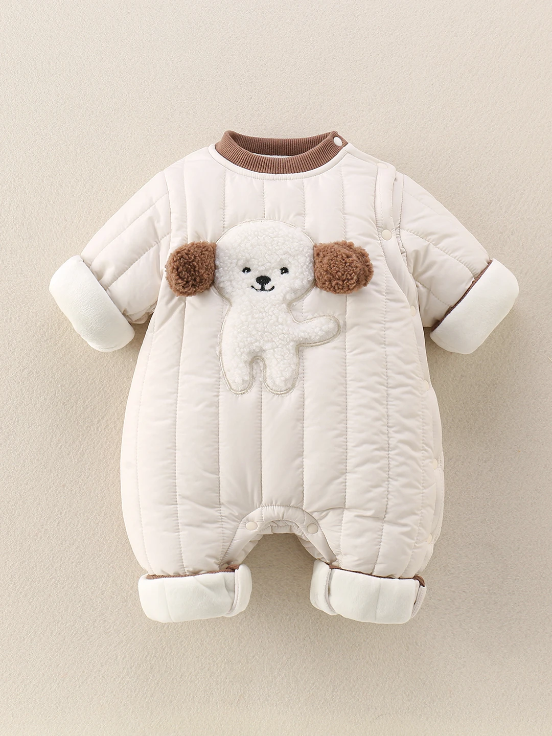 Conjunto de Invierno de Algodón Grueso para Bebés y Niños Pequeños, Ropa de Bebé Cálida, Linda y Adorable, Nueva Colección de Invierno