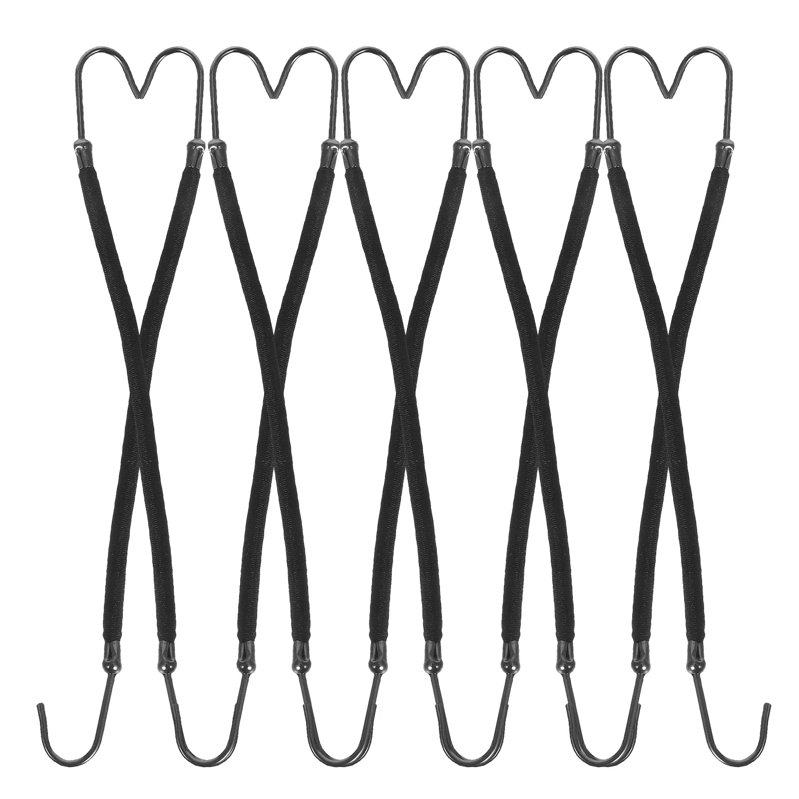 

20 Pcs Ponytail Hooks Hair Hooks for Thick Hair Elastic Bands Bungee Bands Ponytail Holder Hairstyling Accessories