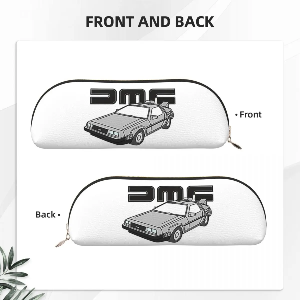حافظات أقلام رصاص DMC Delorean، حقيبة تخزين أدوات مكتبية، صندوق تخزين كبير، حقيبة أقلام رصاص لمدرسة الأولاد والبنات
