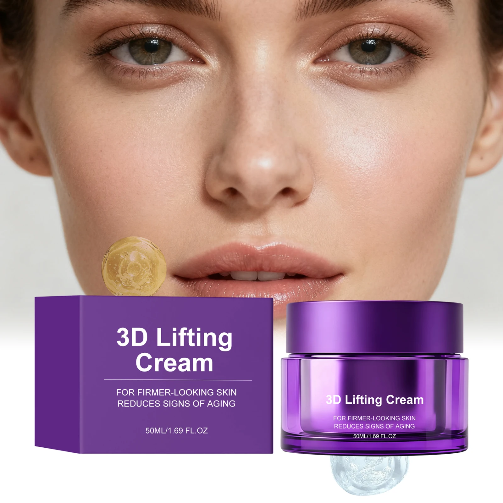 AMZ Nourishing Face Cream Gentle Moisturizing Daily Skin Care Hydrating Smooth Refreshing Easy Absorb