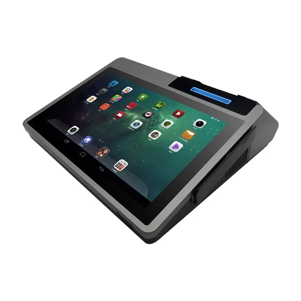 10.1inch  POS  desktop Android with thermal printer for restaurant