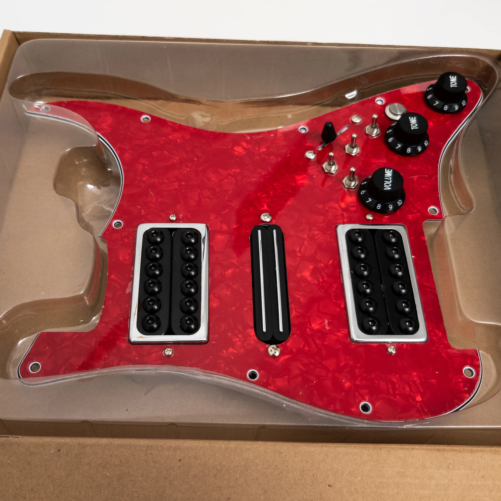 

HH Humbucker Loaded Pickguard for ST Guitar | Prewired Upgrade Set for ST Electric Guitar