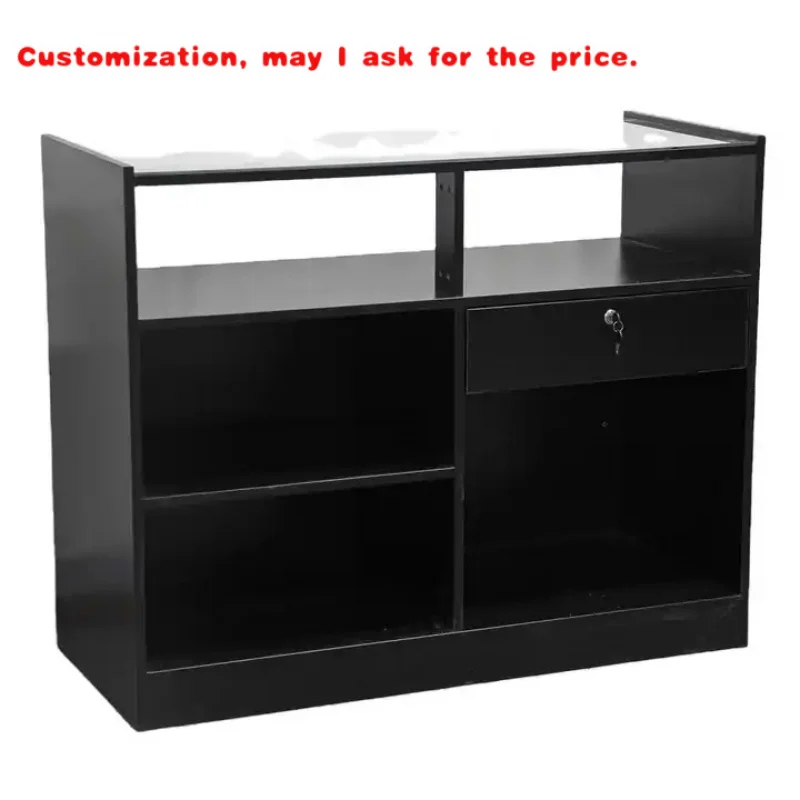 

custom.Factory Custom Wooden Glass Display Cabinet With Drawer