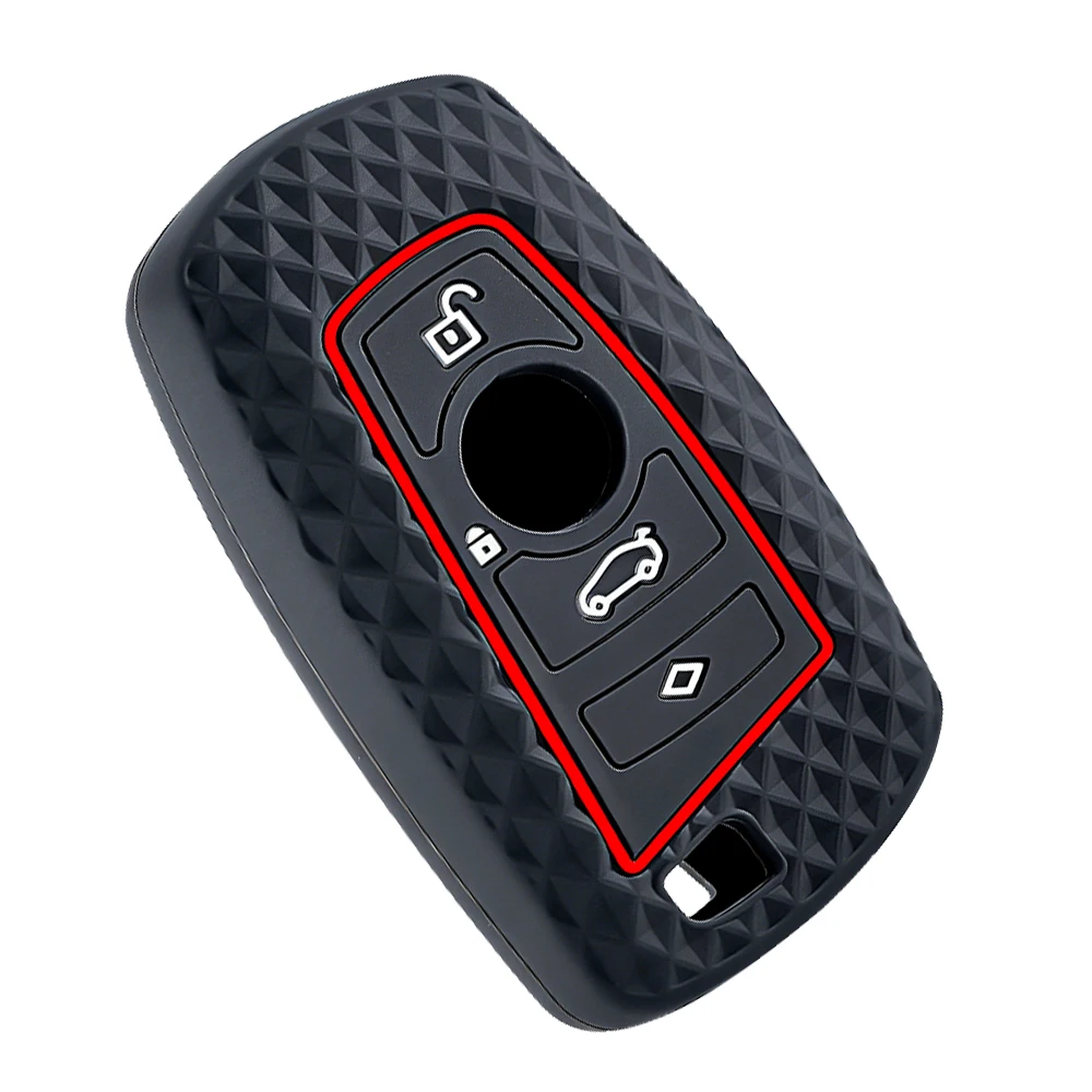 For BMW F30 F31 F32 F34 F20 F21 F07 F10 1 3 5 7 Series X1 X3 G01 X4 G02 X5 F15 F16 M3 M4 Silicone Car Key Case Cover Shell Fob