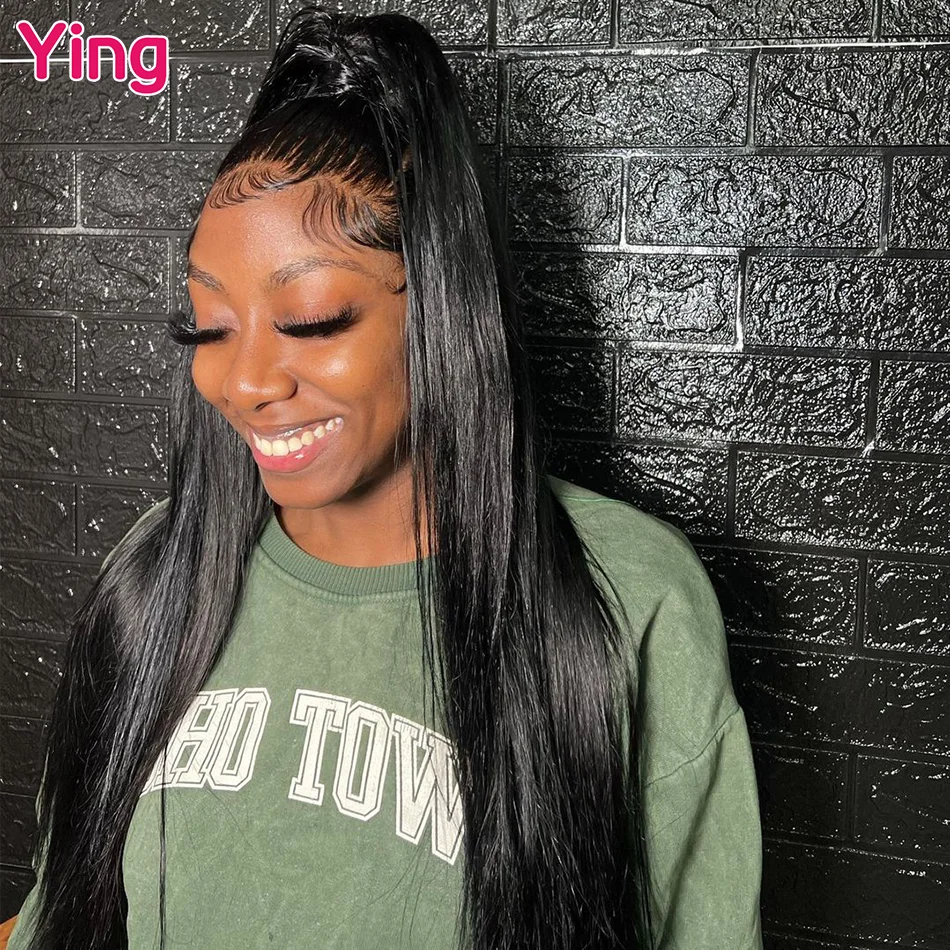 Ying Bone Straight Highlight Multicolor Pink 12 A 13x4 Lace Front Wig 13x6 Lace Front Wig PrePlucked 5x5 Transparent Lace Wig