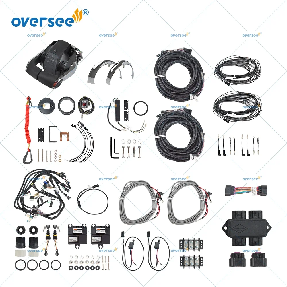 Oversee 8m0079499 Mercury Verado Dual Console Binnacle Kit w/ DTS Rigging Kit