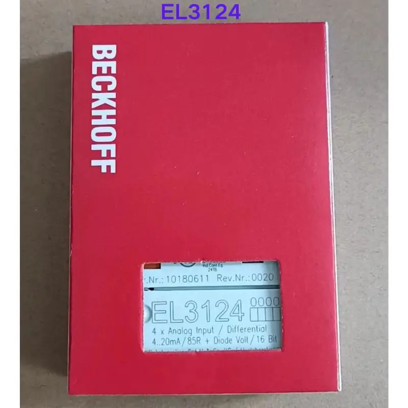 

New Beckhoff module EL3124