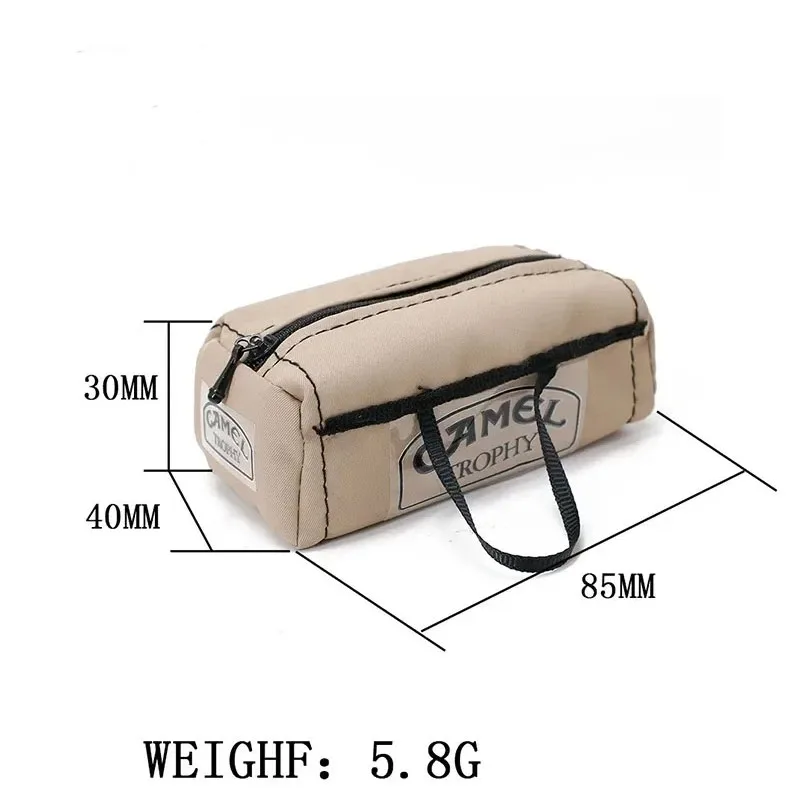 Mini bolso de mano de simulación de coche de escalada a control remoto, adecuado para decoración de coche de escalada a escala 1:10 TRX-4 SCX10 D90 90046