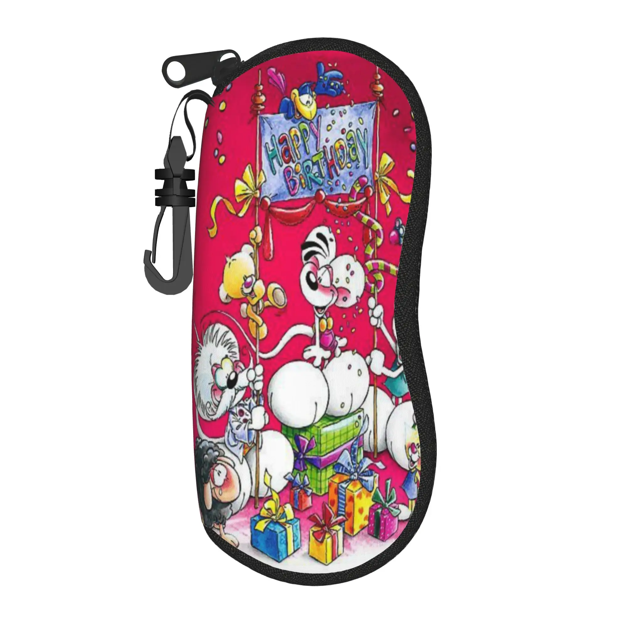 Diddl mouse Glasses Case Men Women Travel Box  Sunglasses Protector Anti-Pressure Eye Contacts Case