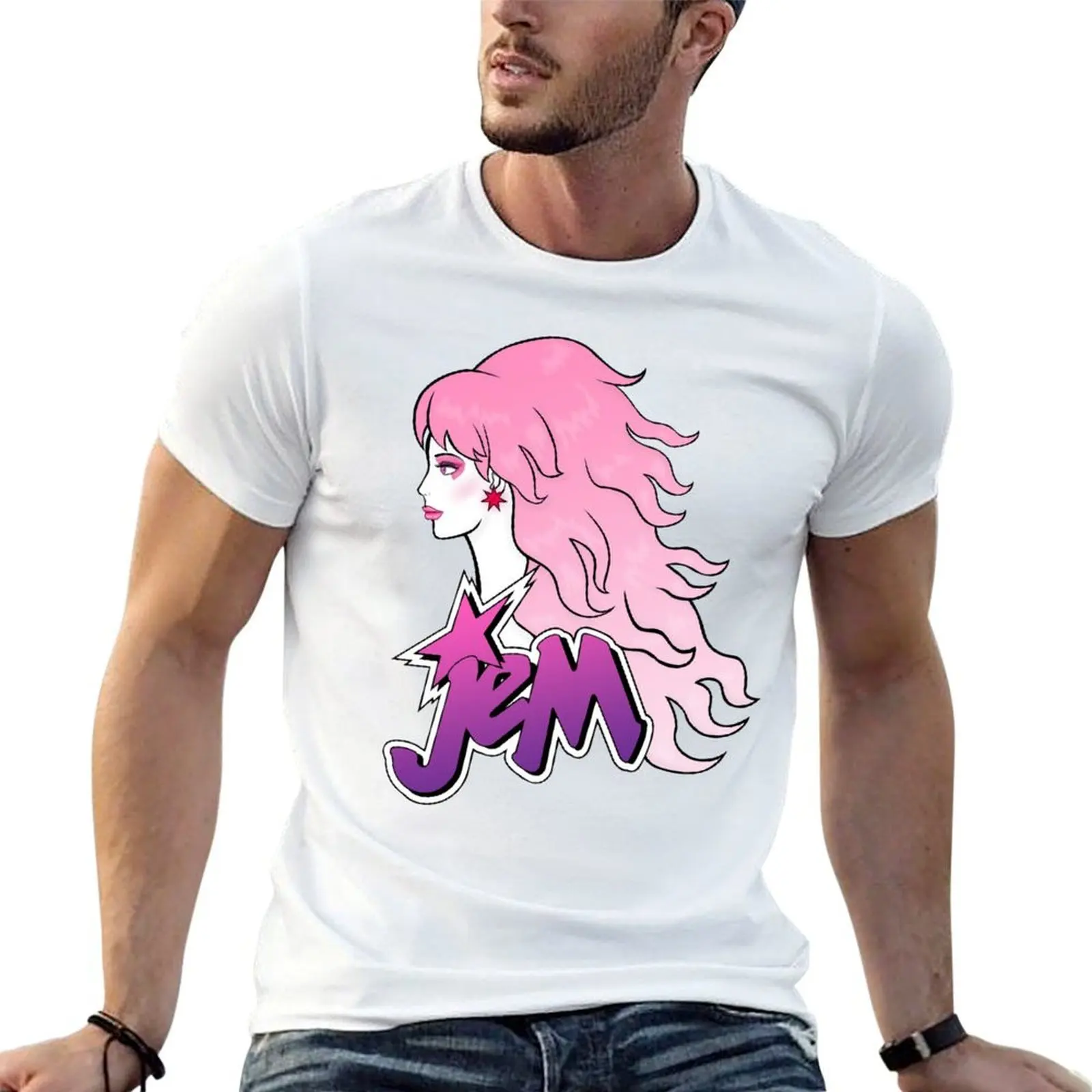 Jem Glamour T-Shirt baggy shirts shirts graphic t shirt for men