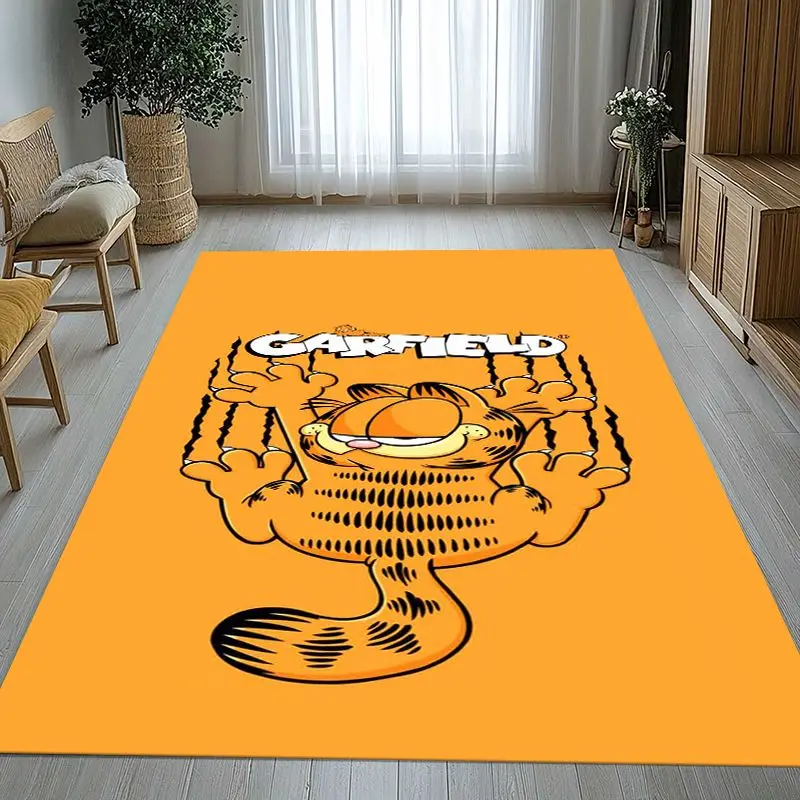 Funny Cartoon G-Garfield Area Rug,Soft Non-Slip Carpet Mat for Living Room Bedroom Kids Playroom,Sofa Floor Rug,Home Decor Gift