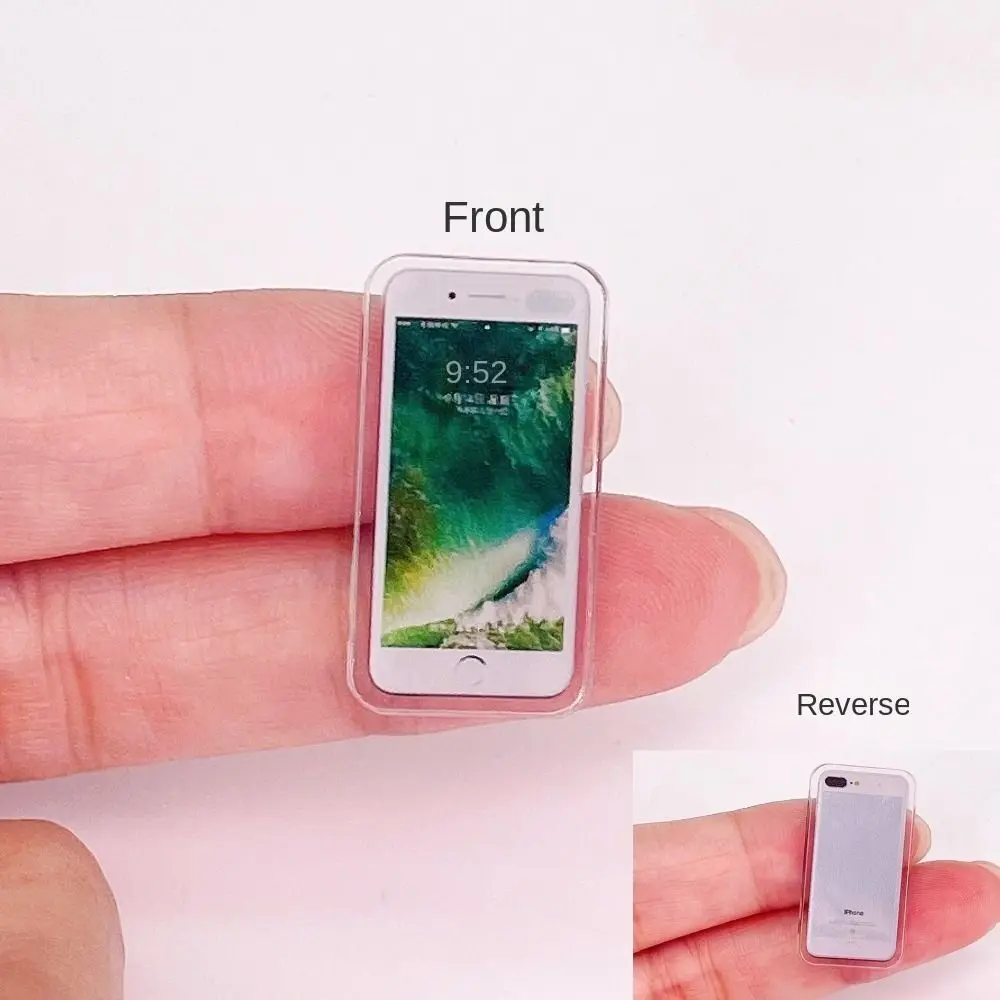 1:12 Miniature Phone Micro Model Decoration Dollhouse Mobile Phone Model Dollhouse Phone Doll House Accessories Decor