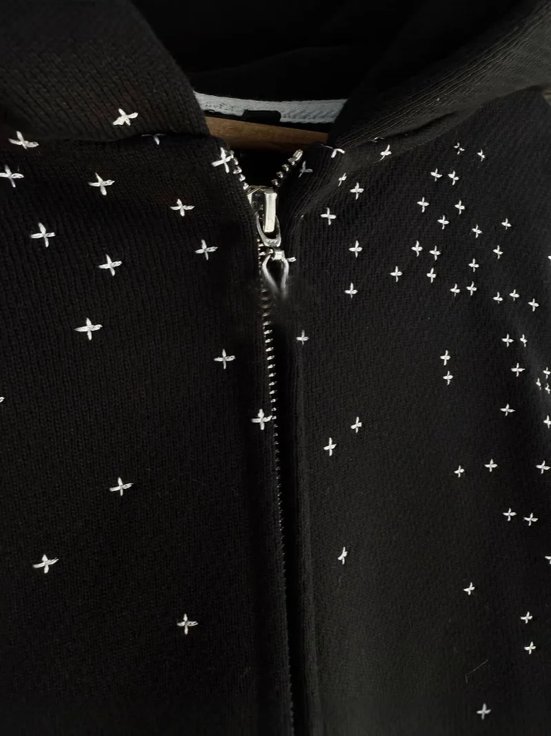 القوط نمط هوديي سستة Y2g نمط شارع العليا المألوف فضفاض تنوعا الخريف والشتاء الدافئة هوديي المرأة INS نمط #5