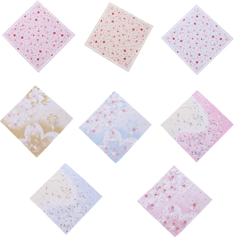 

Soft Cotton Women's Handkerchief Gentle Skin Friendly in Fashionable Color Dropship