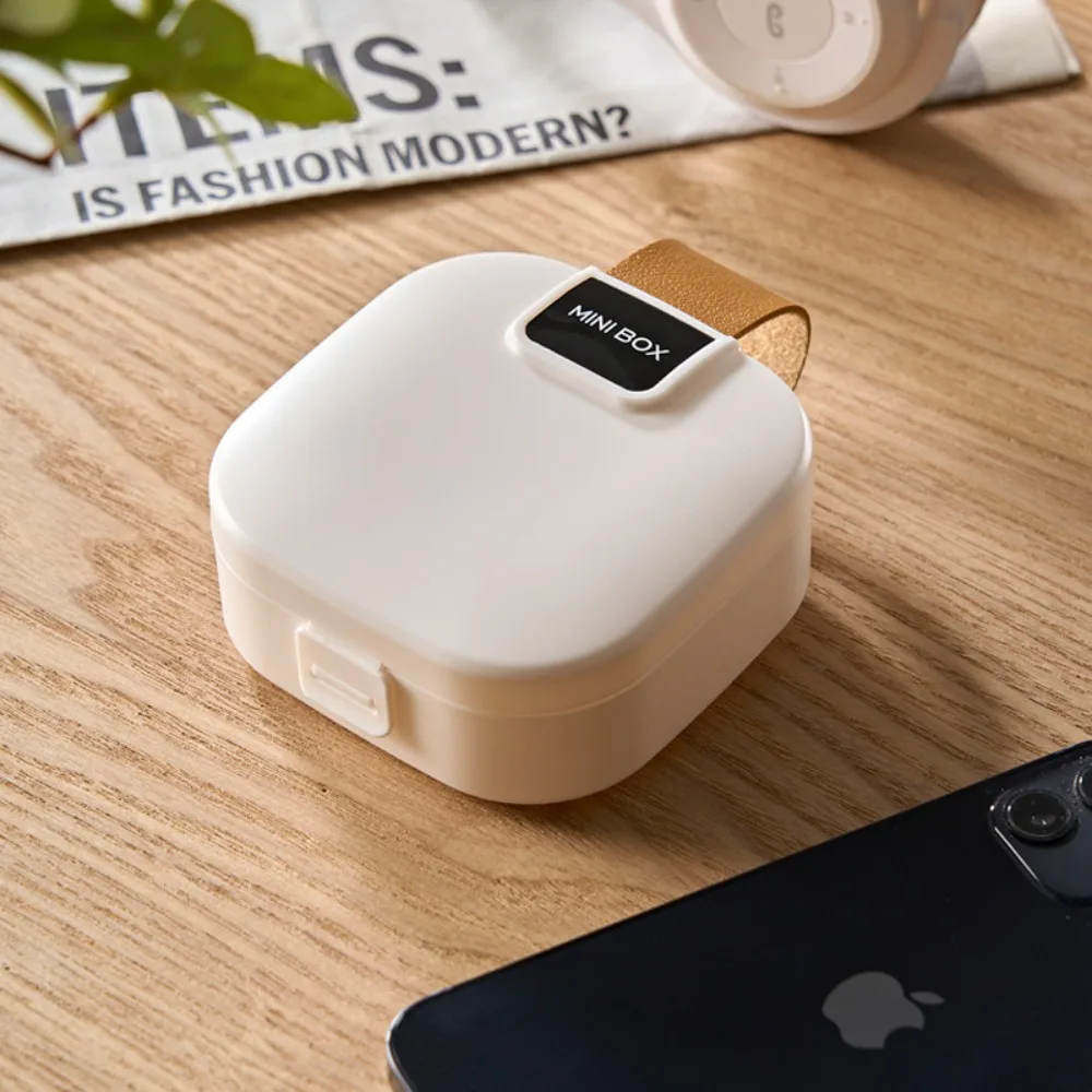 Portable Storage Box, Data Cable Charger, Multifunctional Mini Storage Box, Bluetooth Earphones, Miscellaneous Sorting Small Box