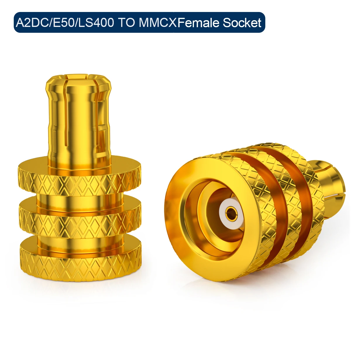 QYFANG Golden Wheel 0.78ear/ie300/ie900/IPX/A2DC/ie400 to MMCX female base adapter - Image 4