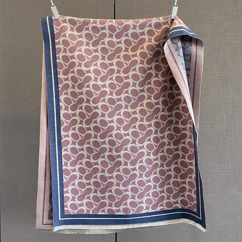 وشاح كبير الحجم 2025 للنساء لخريف وشتاء ناعم من القطيفة بتصميم أنيق وبسيط وخفيف الوزن ودافئ شحن مجاني ​