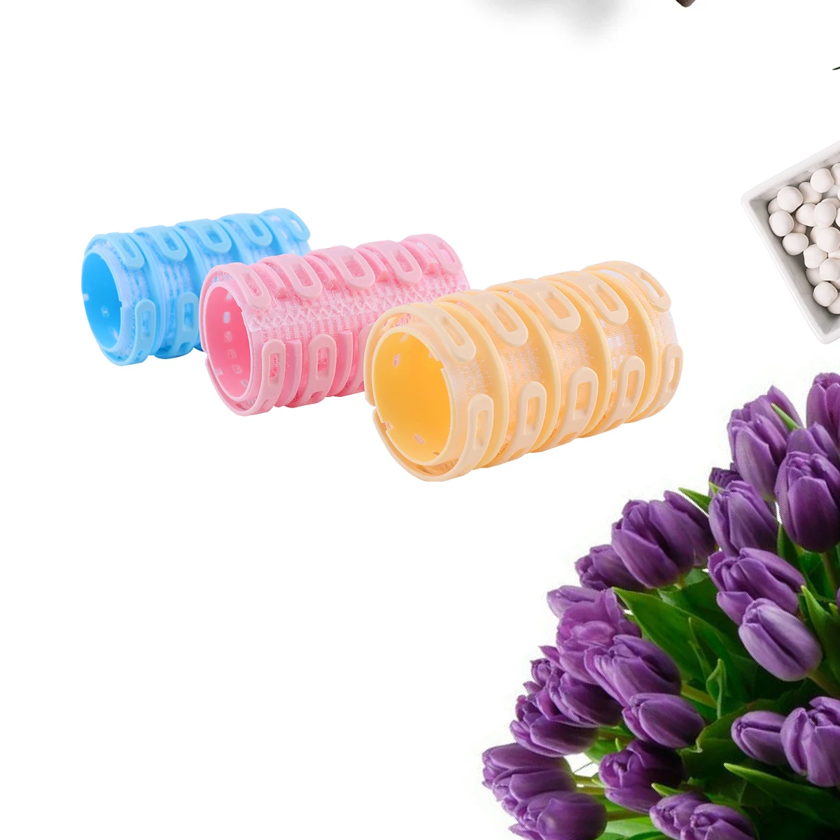

3Pcs Lightweight Curling Tools For Hair Temporary DIY Tools Supplies Curly Hair Maker Hairdressing Supplies Safe All Types