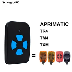 Copy APRIMATIC TR4 TM4 TXM Garage Door Remote Control Multi-Frequency 280-868MHz Rolling Code Door Controller Transmitter
