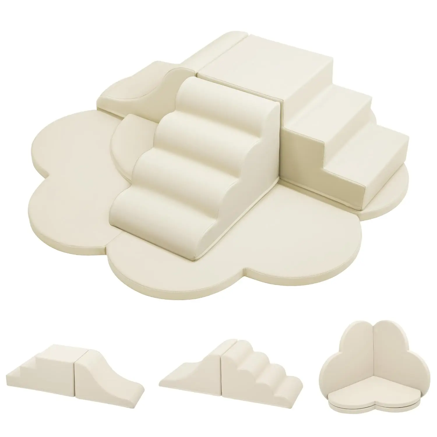 

Игровой комплекс для малышей: 6 мягких блоков для лазания и горки, индивидуальный заказ