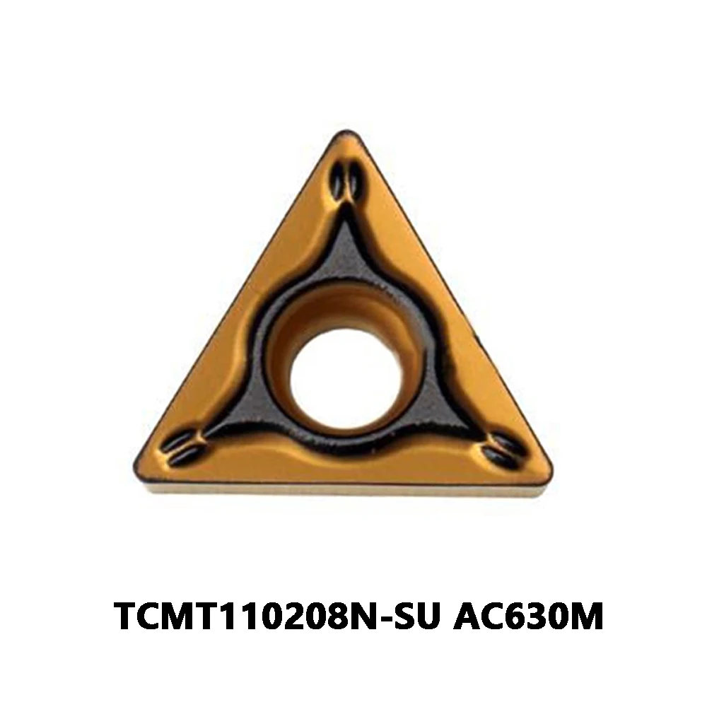 Original TCMT110204 N SU TCMT110204 N-SU TCMT 110204 N SU 60° Inserts TCMT110204N-SU AC630M Carbide Plates Machine Turning Tools