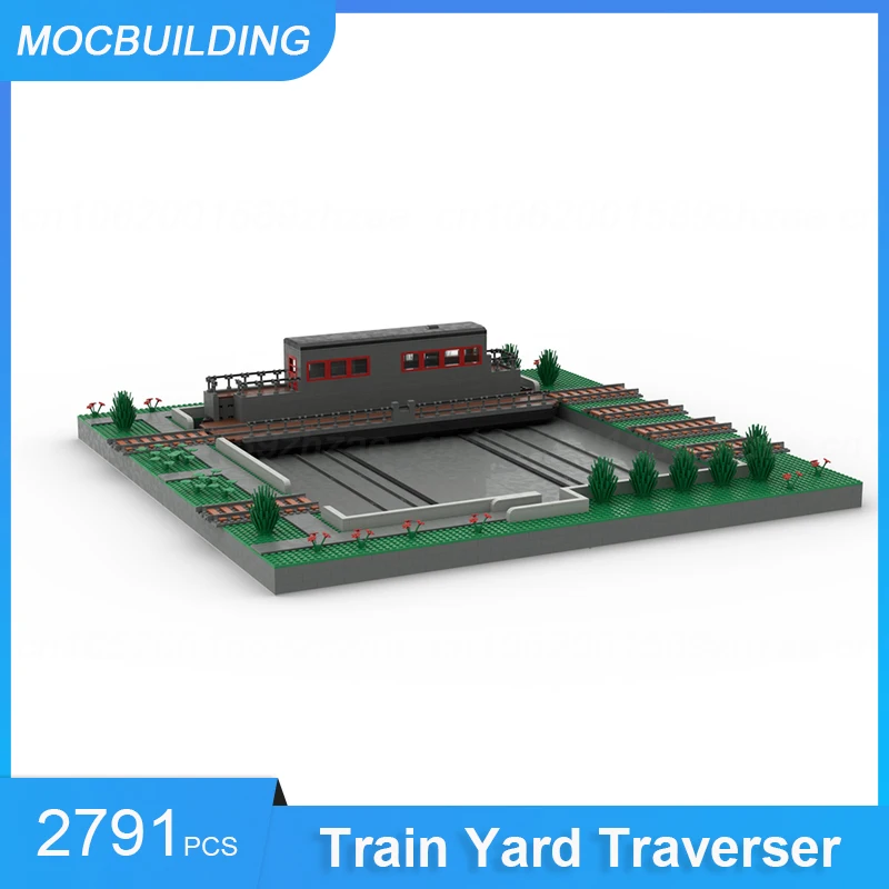 

MOC Building Blocks Motorized Train Yard Traverser Model DIY Assemble Bricks Educational Creative Collection Toys Gifts 2791PCS