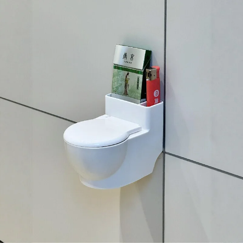 

Милые украшения для туалета, декор для ванной комнаты, товары для дома, креативные пепельницы