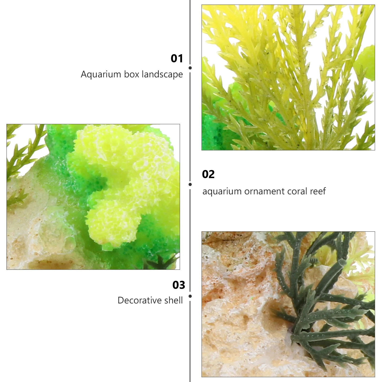 

Small Coral Fish Tank Decorations Aquarium Landscaping Household Artificial Resin