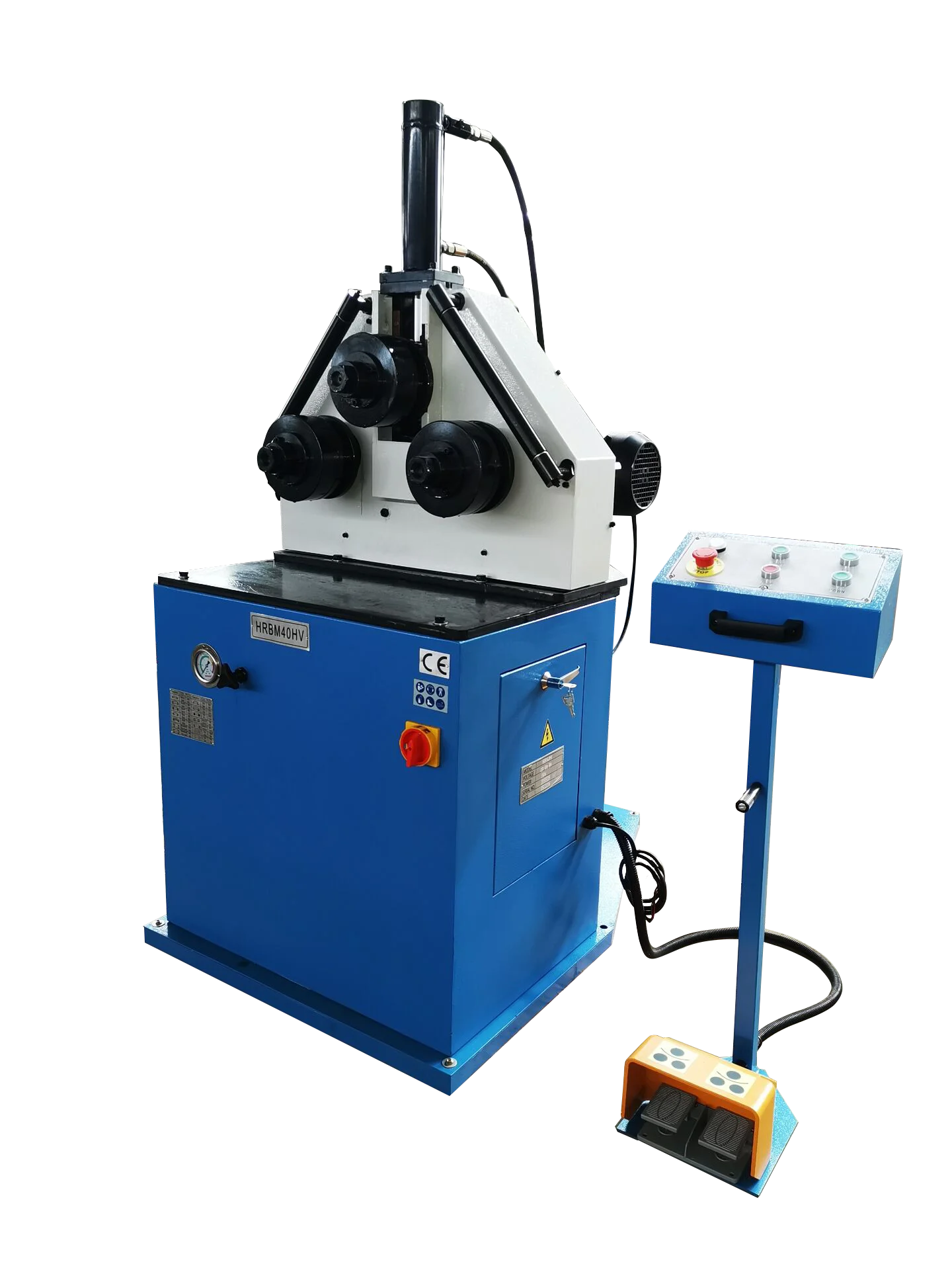 High precision circular bending machine HRBM40HV hydraulic round sheet metal profile bending pipe bender