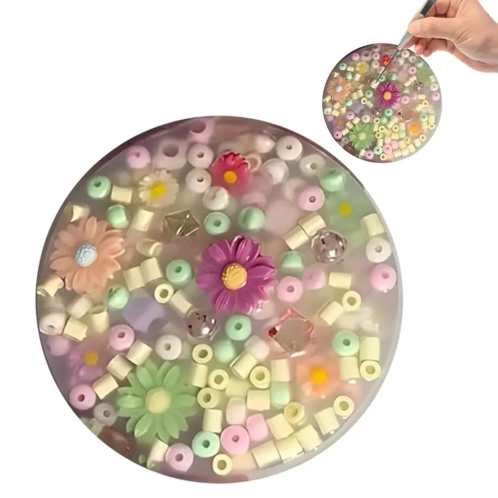 Silicone Floral Picky Pad, Ansiedade Toy, Sensory Pick Pad, Fidget, Tricotilomania, Skin Picking, 6 cm, 8 cm, 10cm