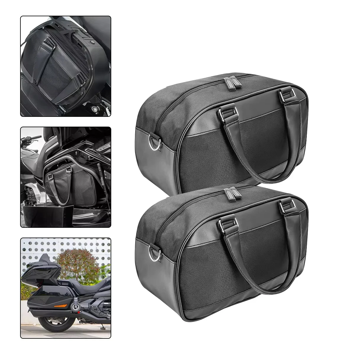

Motorcycle Trunk Saddlebag Saddle bags Liner Set Inner Bag Side Case For Honda Goldwing Tour 1800 GL1800 F6B 2021 2022 2023