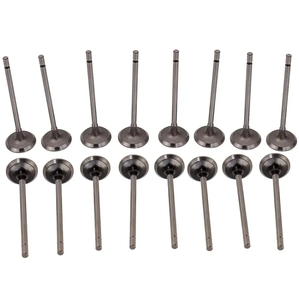 16pcs Engine Intake & Exhaust Valve Kit Fit 1.4 1.6 L K4J K4M GAS 98-18 For DACIA DUSTER LOGAN RENAULT CLIO MEGANE SCENIC LOGAN