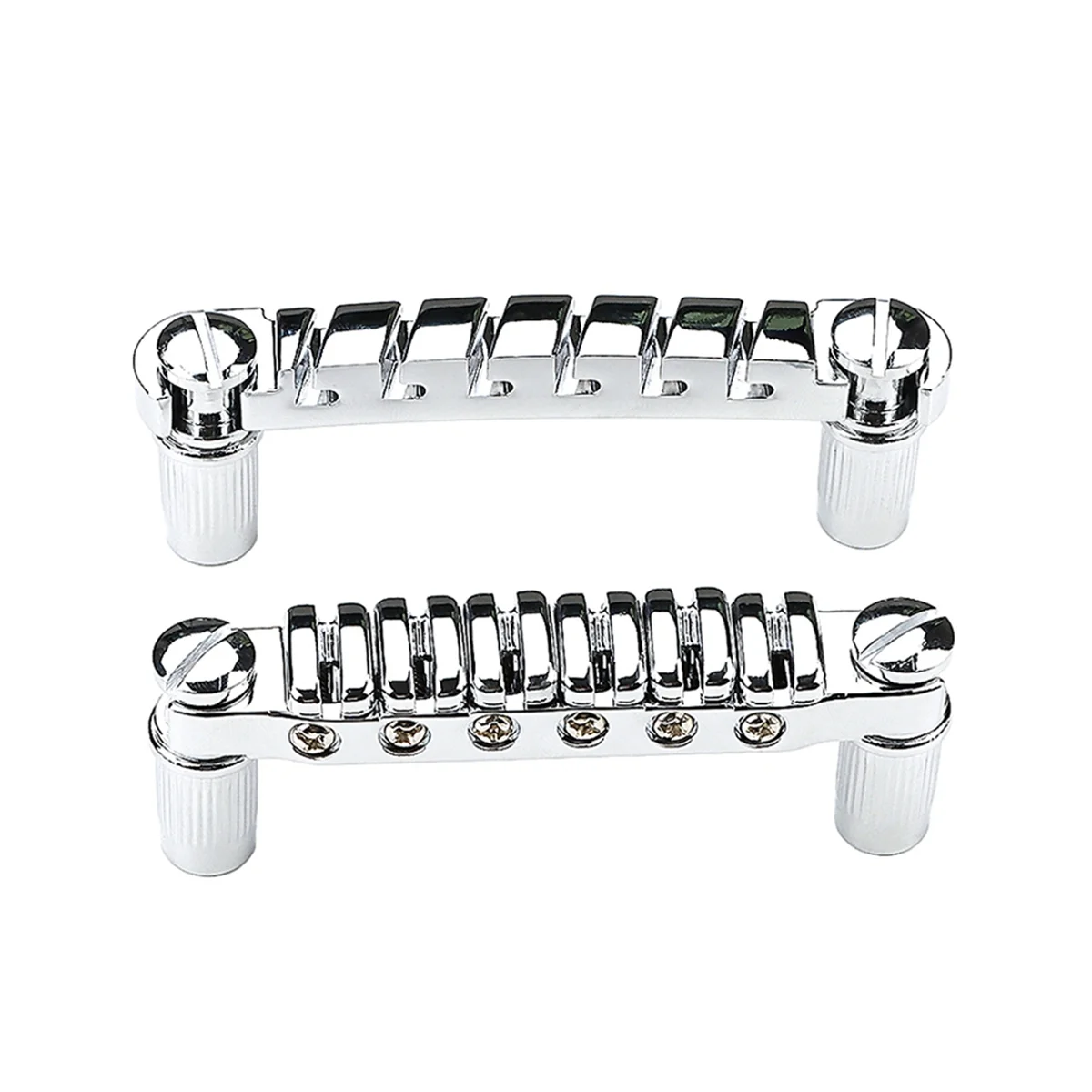 【Цена-Прязь!】Безд для электрогитары Tune-O-Matic + хвостовик стоп-бара для гитары с якорями и шпильками для гитар LP SG Chrome