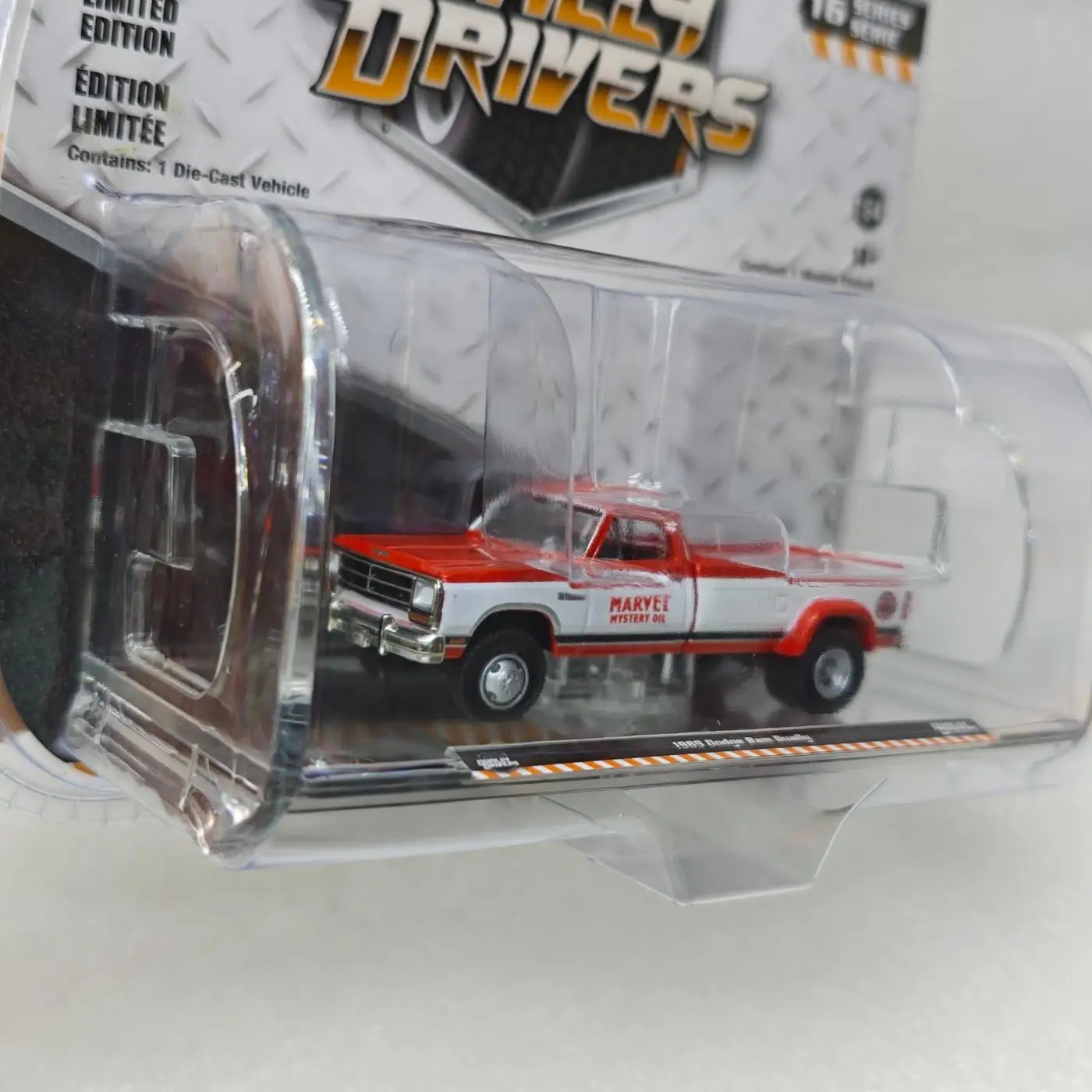 

GreenLight 1:64 1989 Dodge Ram Dually Vehicle, литая под давлением модель автомобиля из металлического сплава CHEVY, игрушки для детей, подарочная коллекция