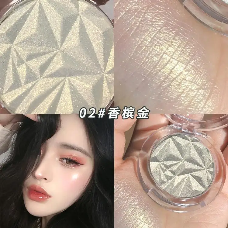 Diamant Markeerstift Poeder Glitter Palet Make-Up Glow Face Contour Shimmer Illuminator Gember Highlight Cosmetica