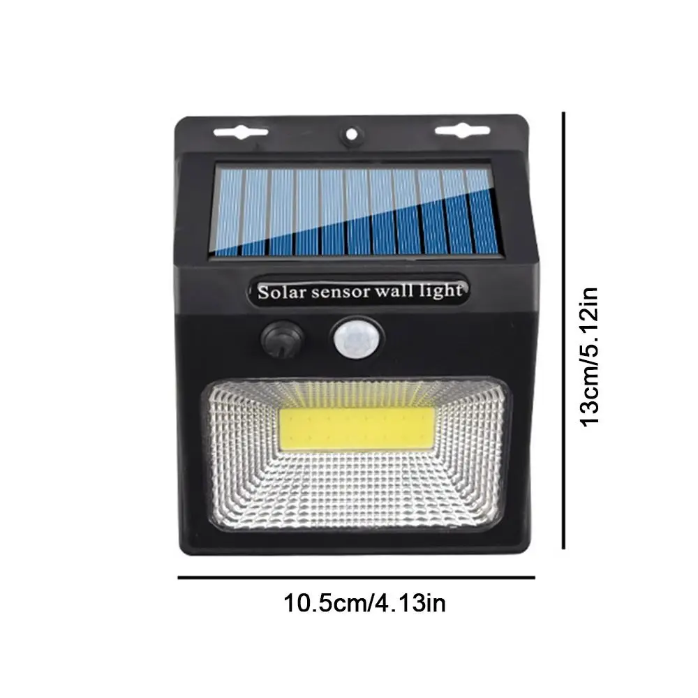 LED COB Outdoor Solar Lamp Solar Powered Super Bright LED Wall Light Waterproof Energy Saving Street Light Outdoor