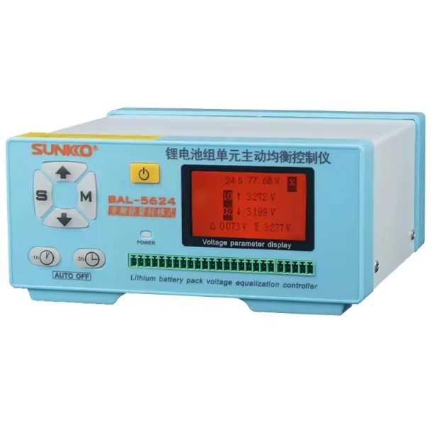 2-16S 16S 24S li ion lifepo4 5A 8A Sunkko BAL-5624 battery balancer equalizer battery repair machine