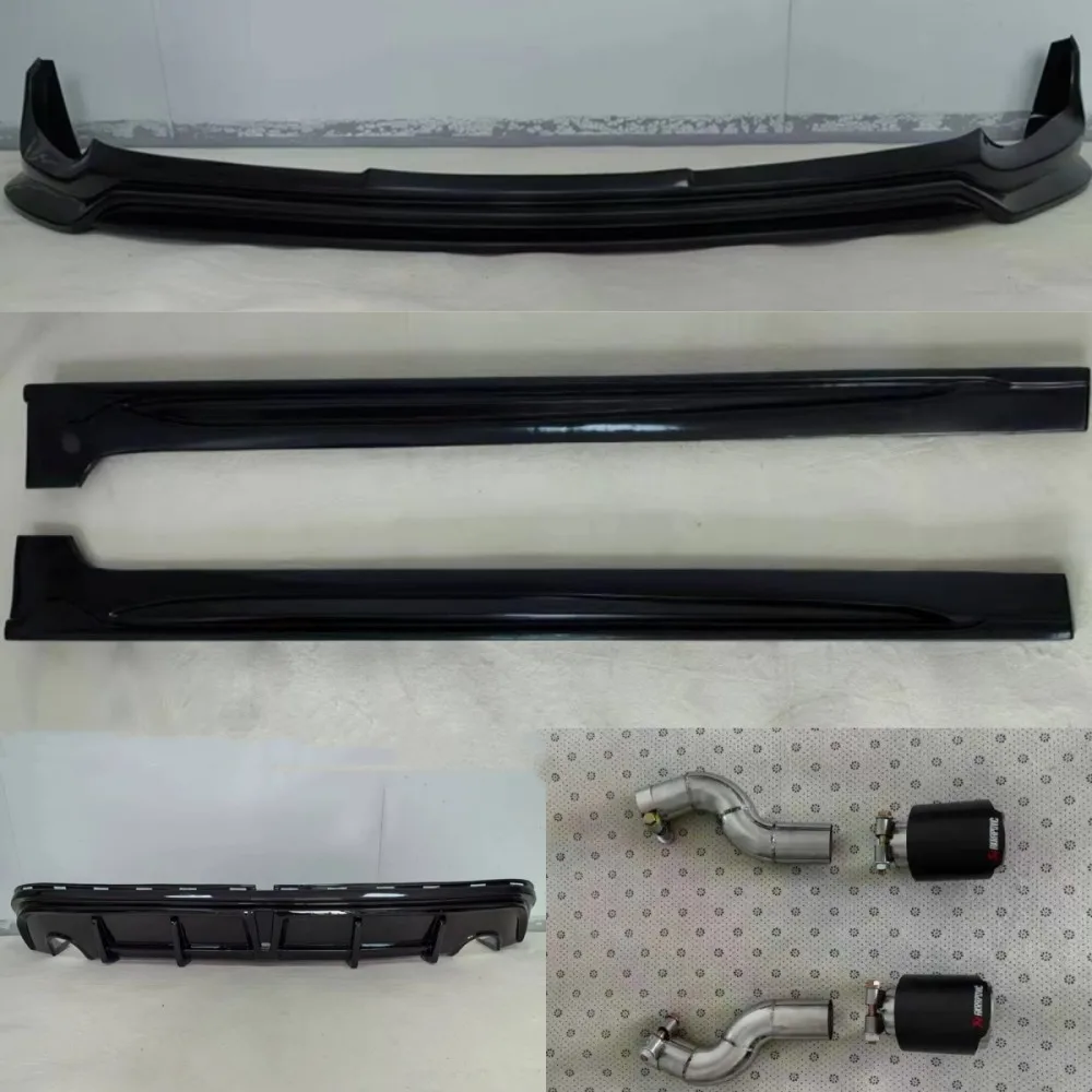 Car Body Kit Front Rear Lip Shovel Side Skirt Tail Throat Assembly For Geely Emgrand L 2022-24 Modified Auto Accessories