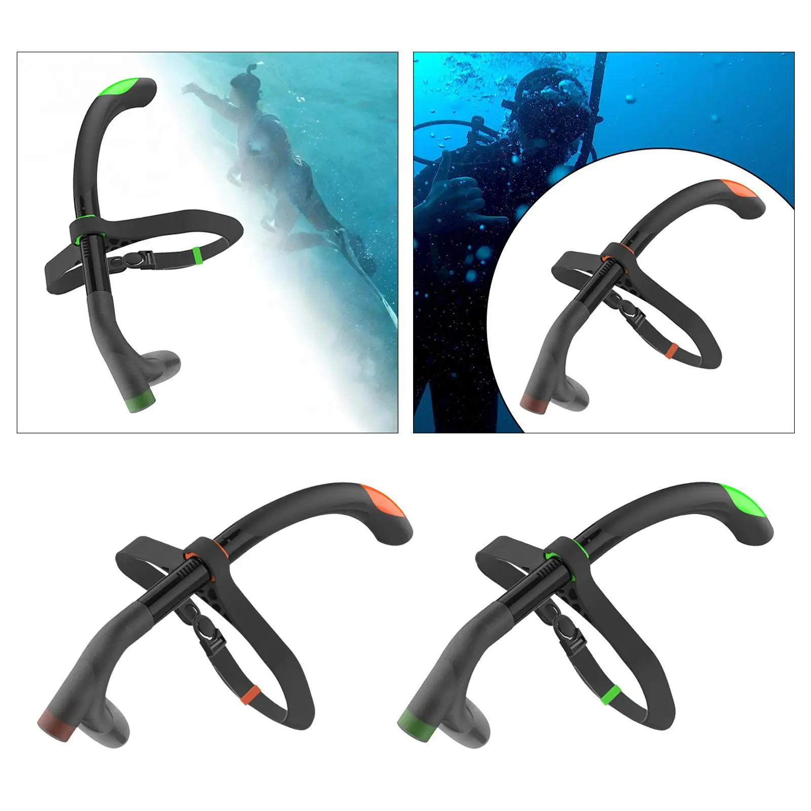 Scuba Diving Snorkel Stable Wet Snorkel for Freediving Training Spearfishing