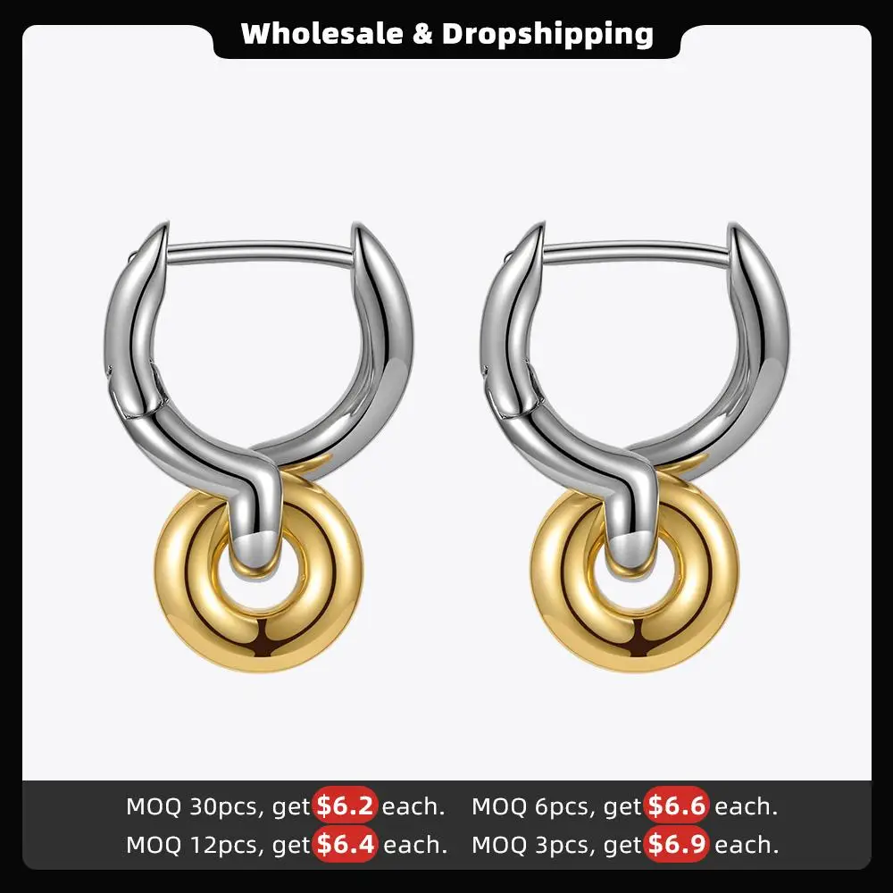 Wheels Stud Earrings For Women Irregular Piercing Earings 2021 Gold Color Fashion Jewelry Christmas Brincos E211296