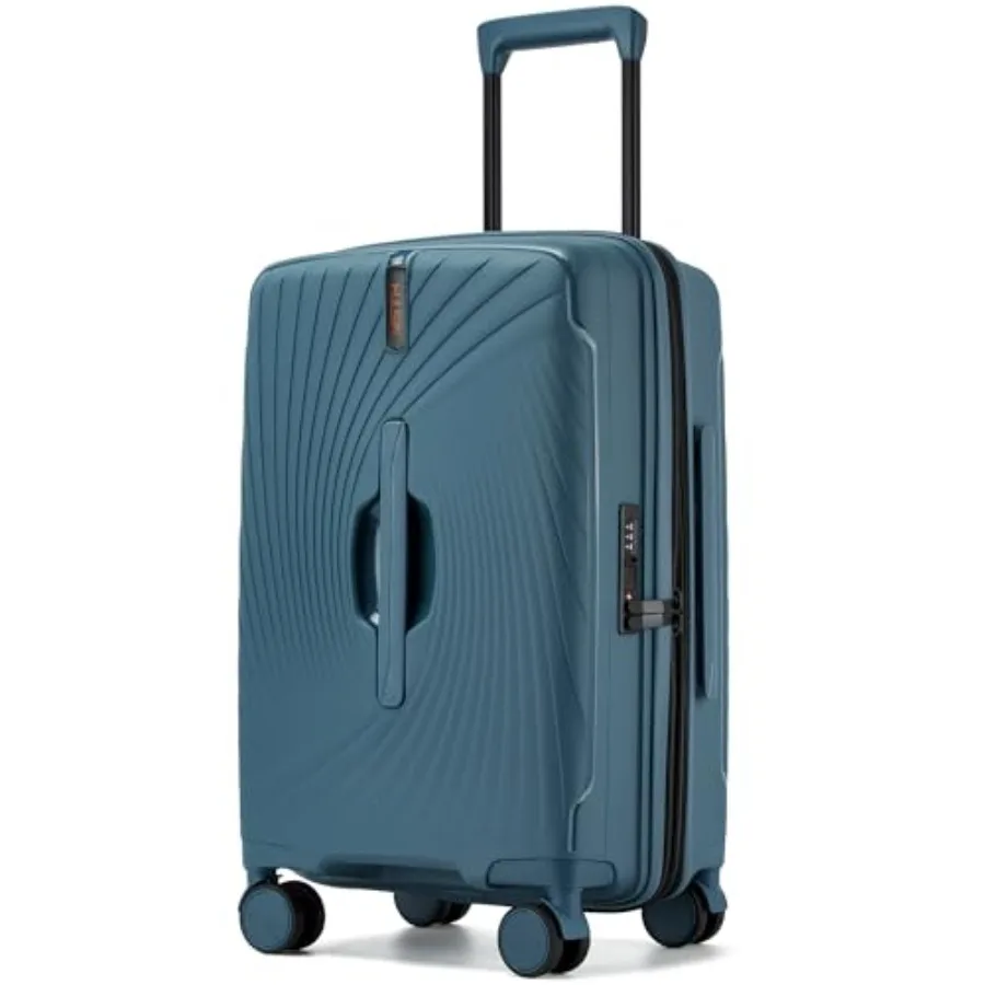 

20 Inch Expandable Carry on Luggage, Hardside Lightweight Spinner Suitcase TSA Lock, 22x14x9 Airline Approved Hard Shell Expand