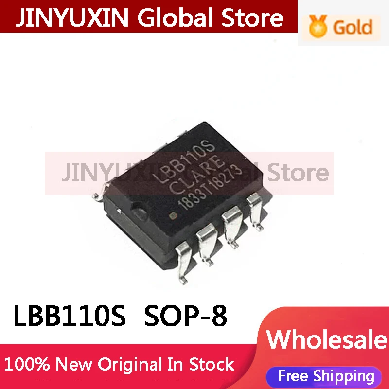 5-20pcs LBB110S LBB110 SOP-8 normally closed solid-state relay optocoupler IC in Stock Wholesale