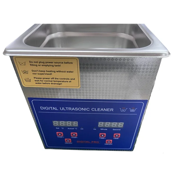 2L Digital Mechanical Stainless Steel High-frequency Desktop Ultrasonic Cleaner