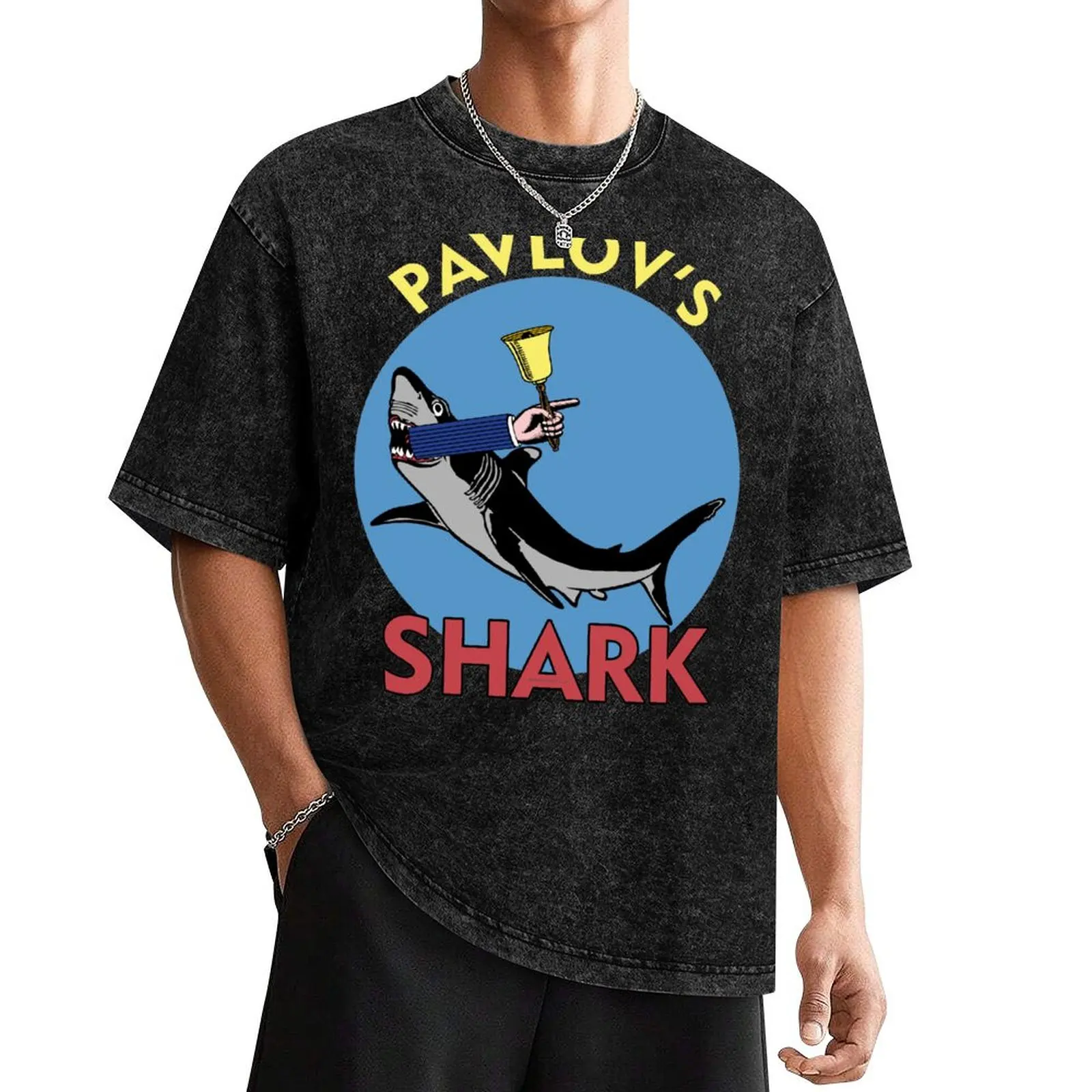 

Pavlov's Shark - Funny Psychology Behaviorism T-Shirt designer shirts shirts graphic tees clothes for men